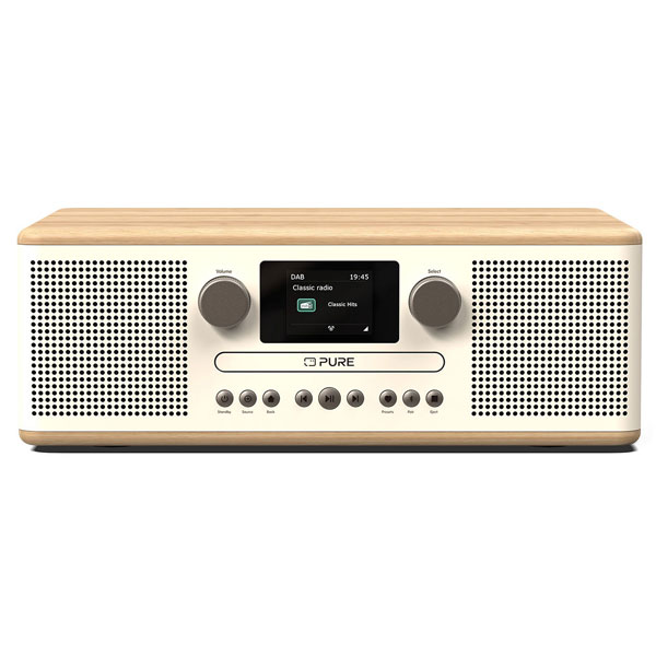 Pure Classic C-D6 DAB+/FM Radio - Cotton White