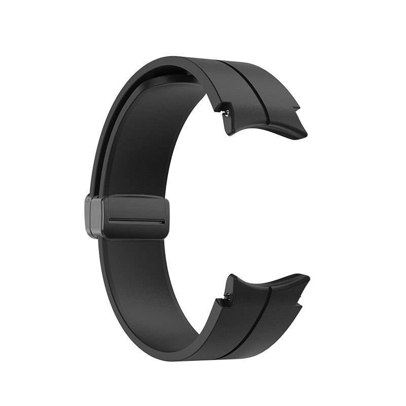 CORREA SILICONA IMAN PARA SAMSUNG WATCH 6 / 6 CLASSIC - NEGRO