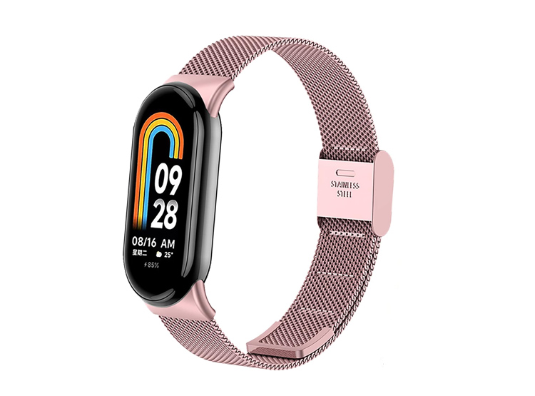 CORREA DE METAL PARA XIAOMI MI BAND 8 ROSA