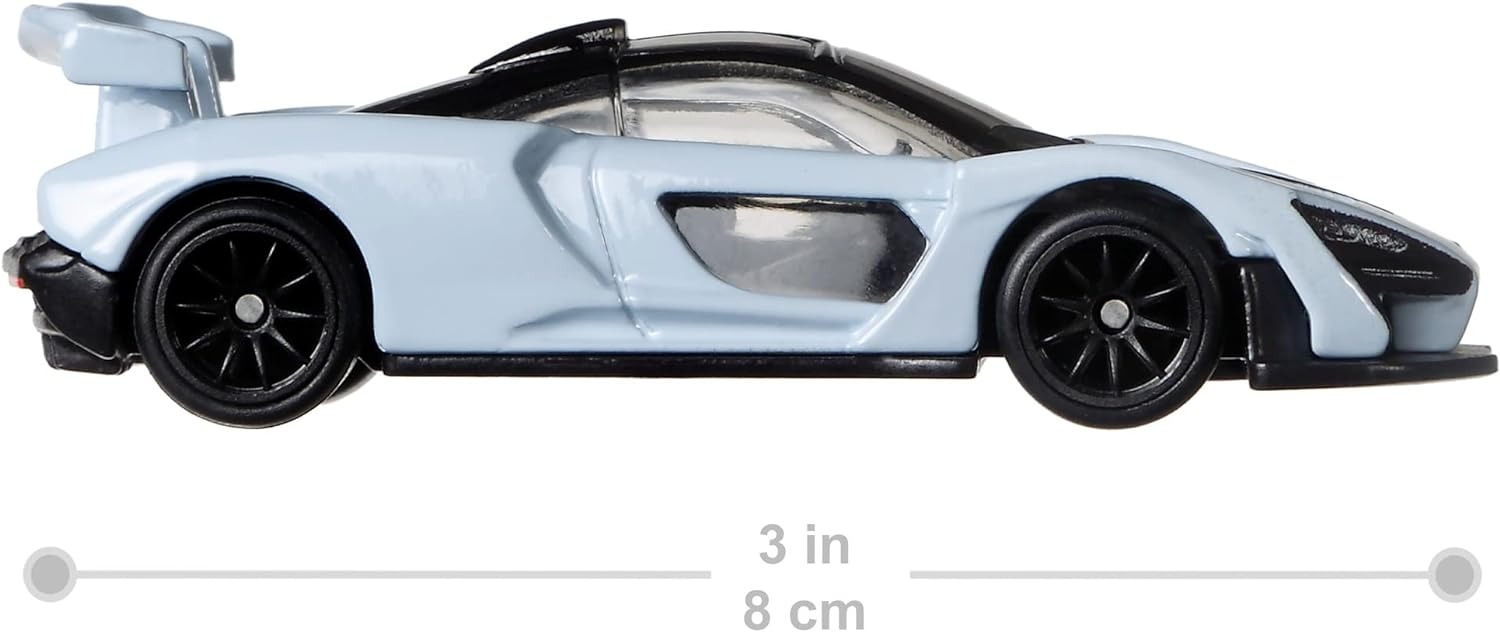 CARRO HOT WHEELS MCLAREN SENNA BLANCO