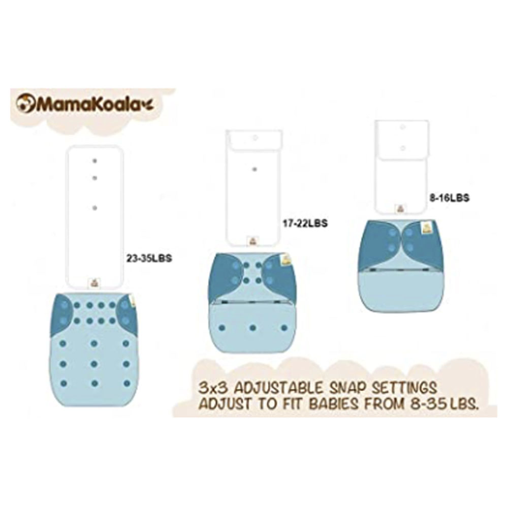 PAÑAL ECOLÓGICO DE TELA MAMA KOALA UNITALLA