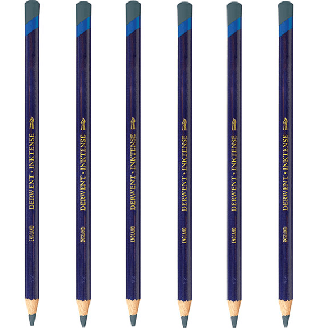 Derwent Inktense Pencil Bark 2000 Pack 6