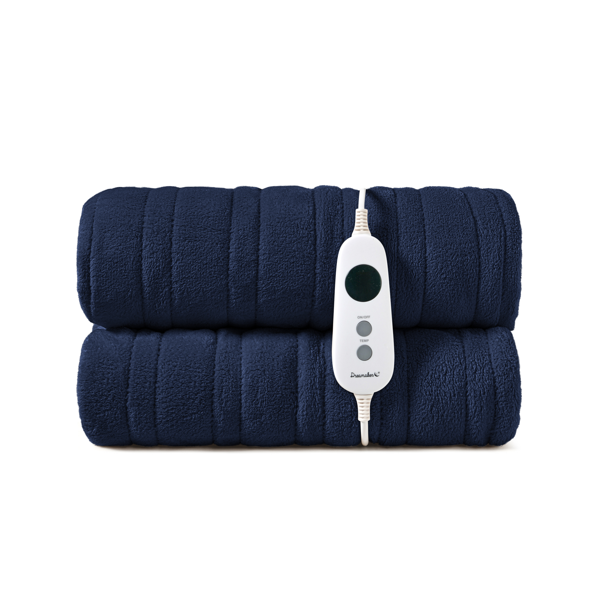Dreamaker Coral Fleece Heated Throw - Midnight Blue