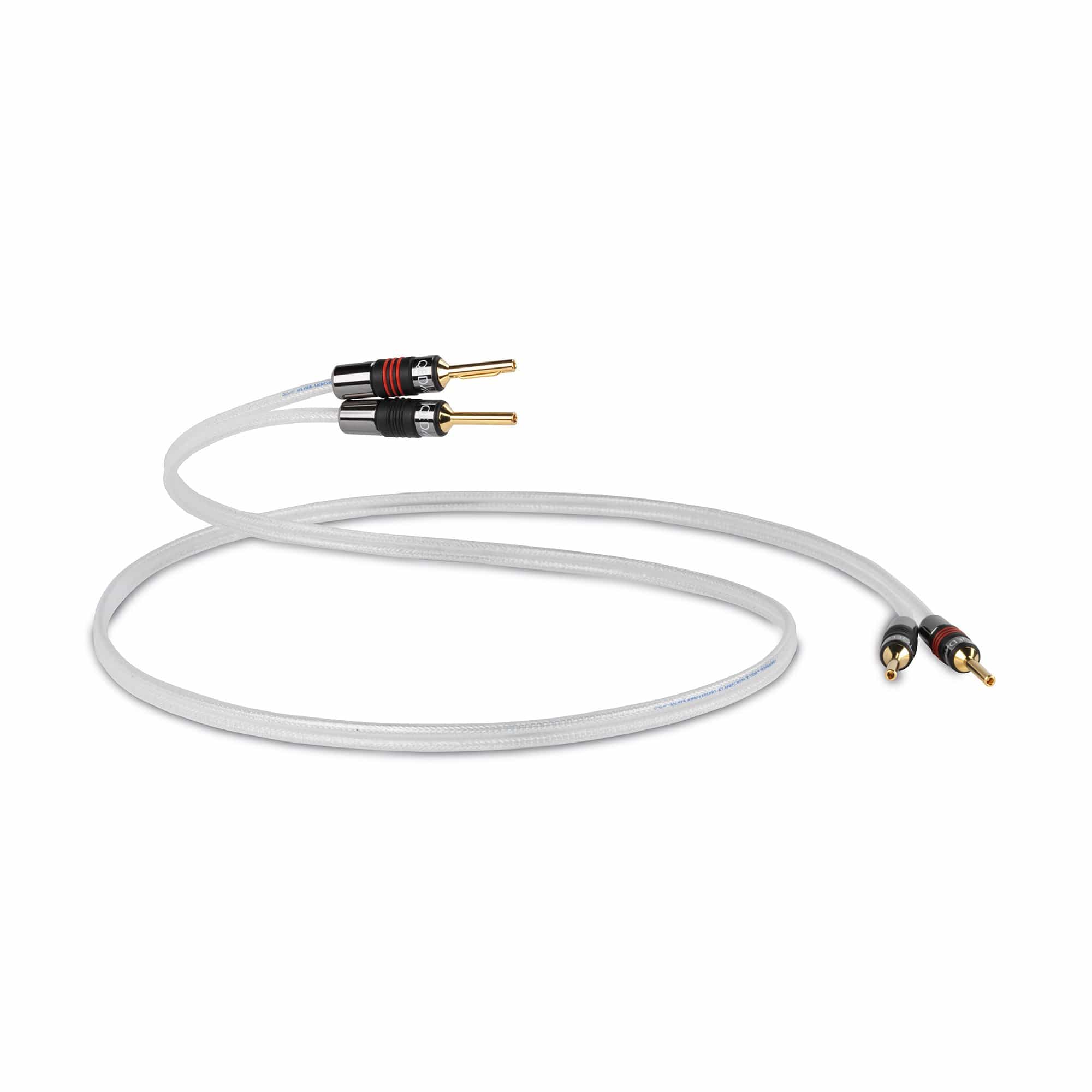 QED Silver Anniversary XT Speaker Cable Banana to Banana 3.0M