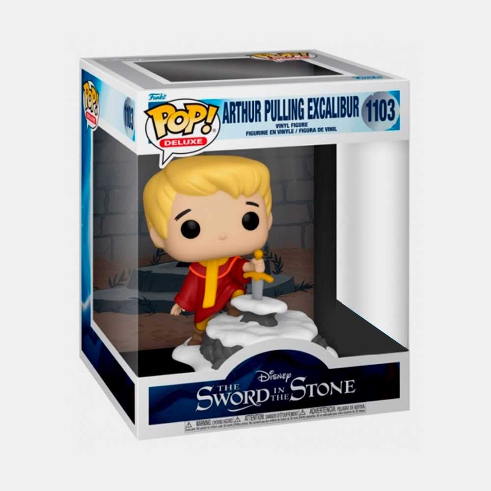 FUNKO POP! DELUXE DISNEY: THE SWORD IN THE STONE - ARTHUR PULLING EXCALIBUR | 2021 FALL CONVENTION (LIMITED EDITION)