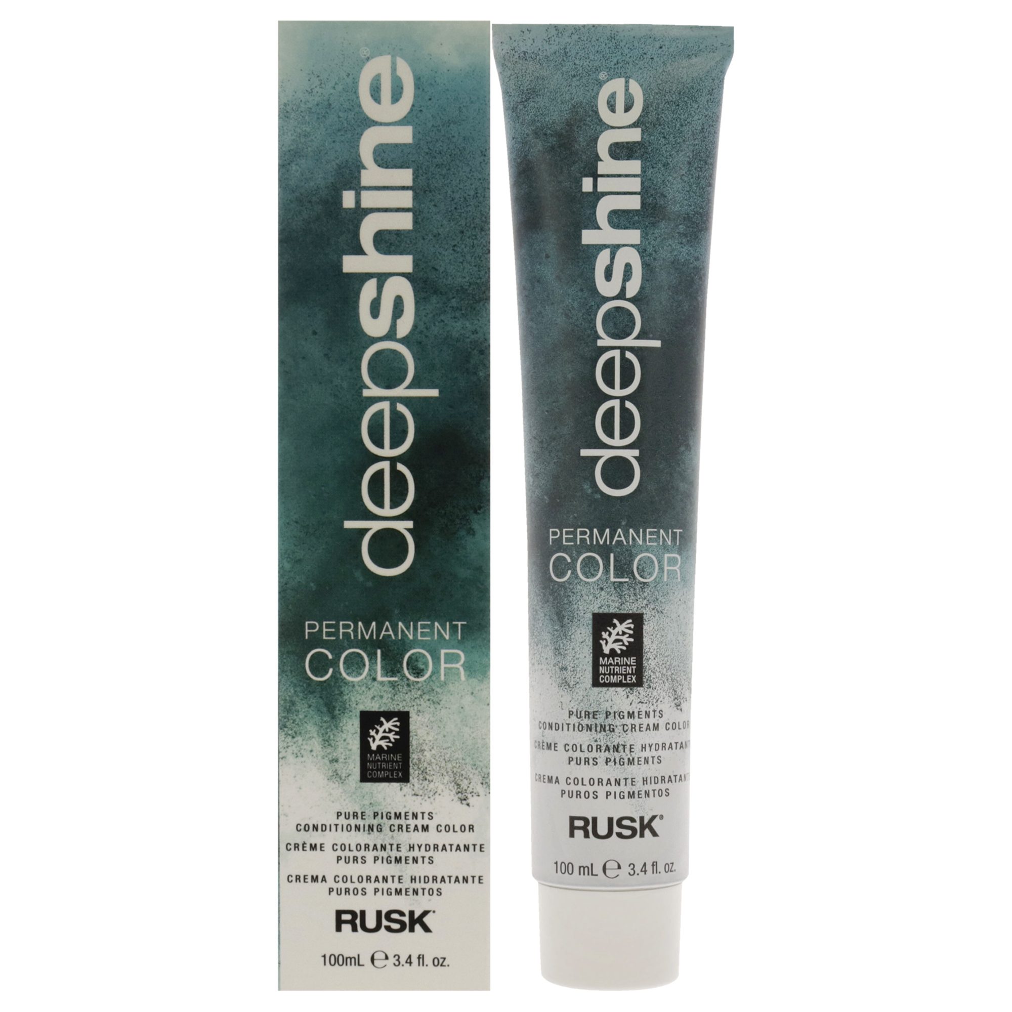 Deepshine Pure Pigments Conditioning Cream Color - 3&period;000 Nc Dark Brown by Rusk for Unisex - 3&period;4 oz Hair Color