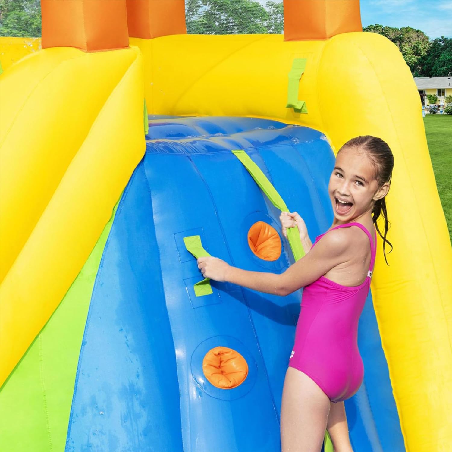 BESTWAY H2OGO! MOUNT SPLASHMORE - PARQUE ACUÁTICO INFLABLE PARA NIÑOS