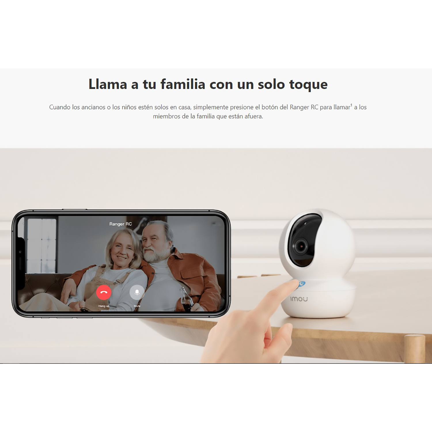 CÁMARA WI-FI IMOU RANGER RC GIRA 360º 4MP VIDEO LLAMADA + MICRO SD 32GB