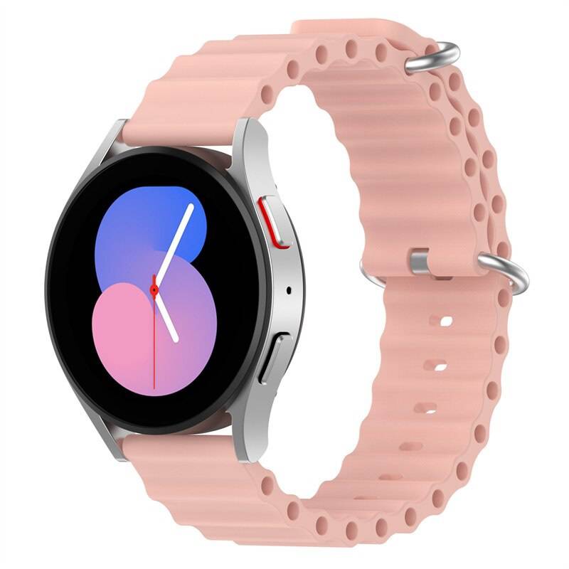 CORREA SILICONA OCEAN PARA SAMSUNG GALAXY WATCH 6 / 6 CLASSIC - ROSA