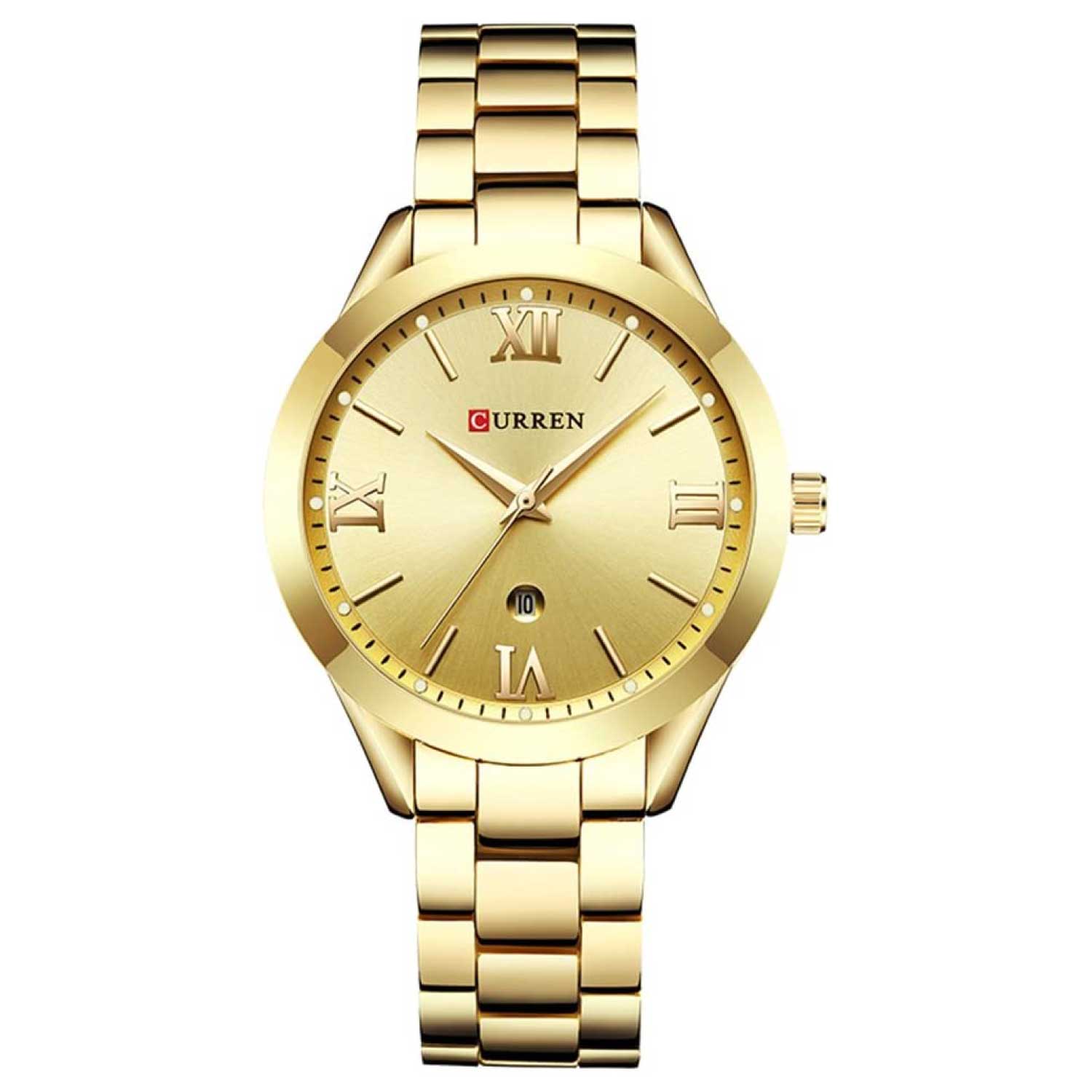 RELOJ CURREN ACERO DORADO CUR-M-2