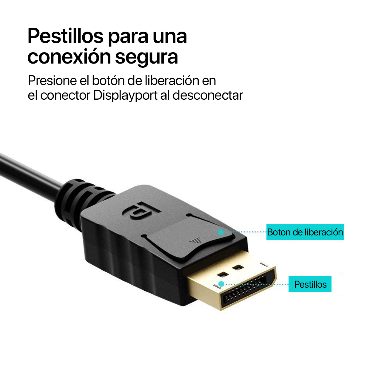 CABLE DISPLAYPORT A HDMI 170 CM ULTRA HD