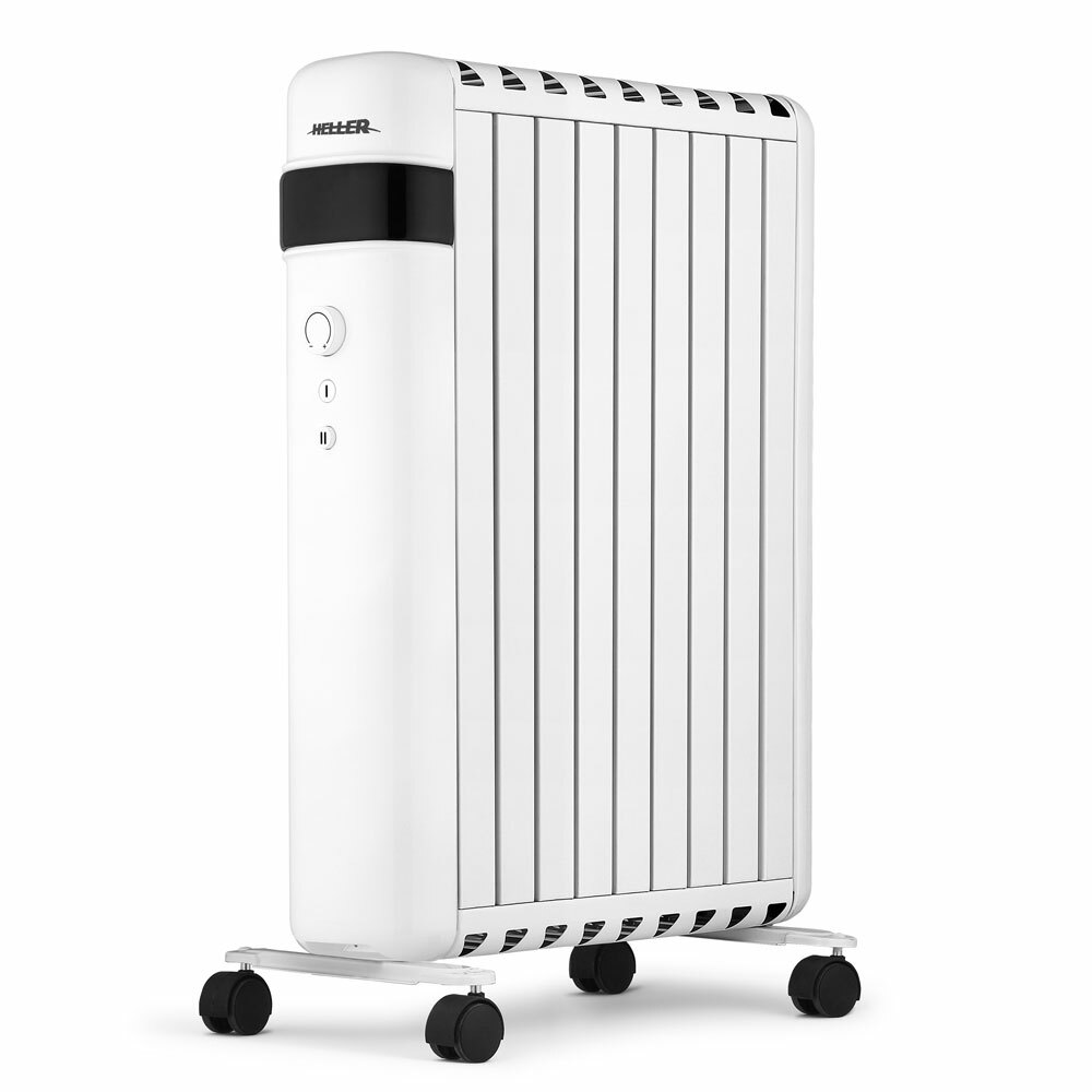 Heller 2000W Oil Free Electric Column Heater (White)