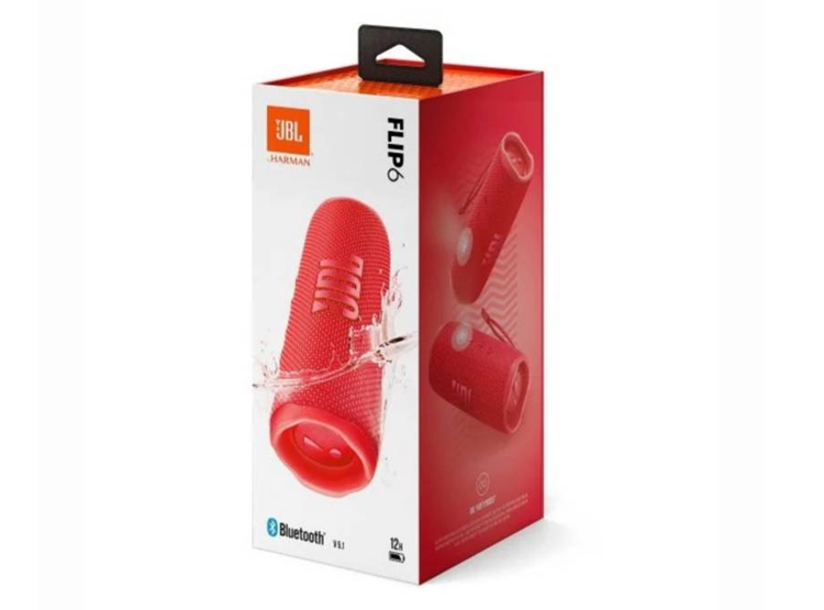 PARLANTE JBL FLIP 6 BLUETOOTH PORTÁTIL IP67 - ROJO