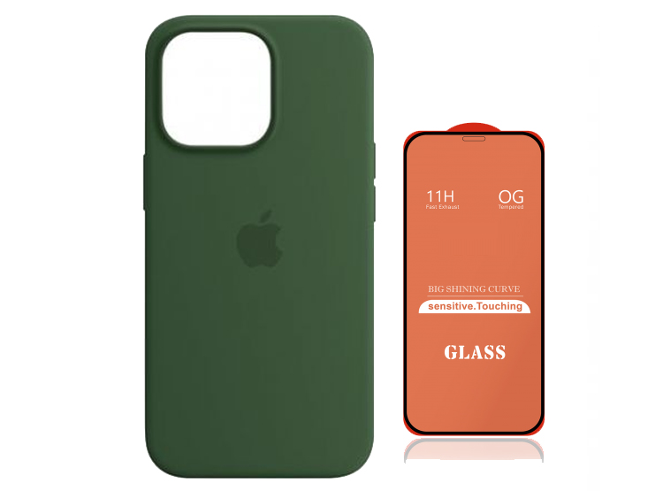 CASE SILICONA IPHONE 12 PRO MAX V.MILITAR+ MICA DE VIDRIO COMPLETO