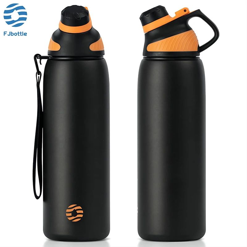 FJBOTTLE - BOTELLA DE AGUA DEPORTIVA CON AISLAMIENTO Y TAPA MAGNÉTICA 800ML