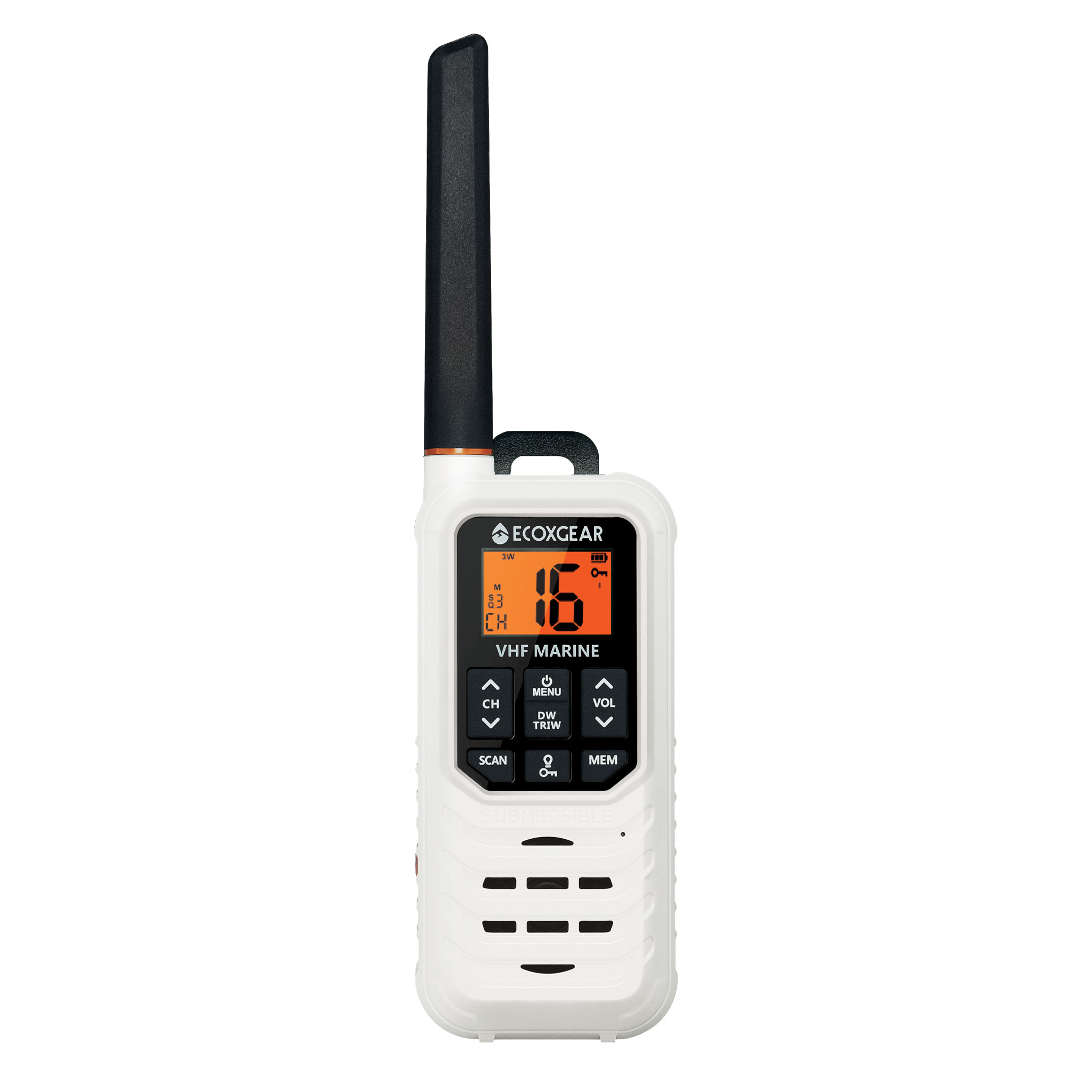 EcoXgear EXM300 3 Watt IP67 VHF Marine Handheld Radio