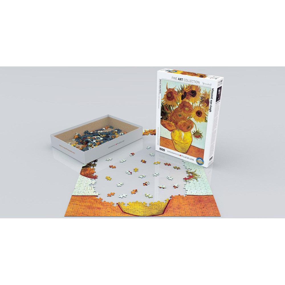 1000pc Van Gogh Twelve Sunflowers