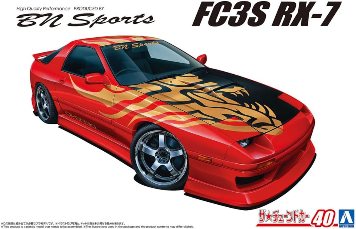 Aoshima 1/24 Bnsports FC3S RX-7 '89 (Mazda)