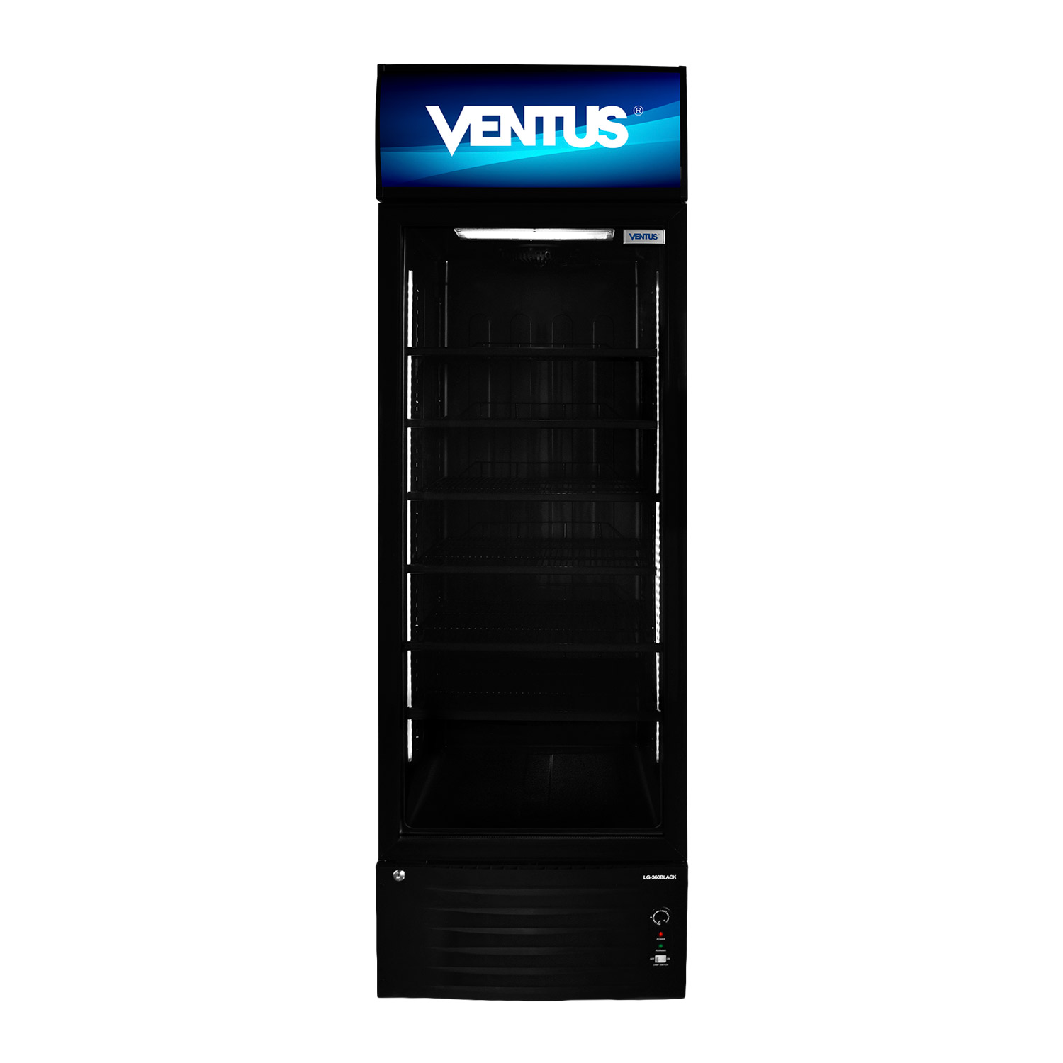 VISICOOLER VENTUS 360L 1 PUERTA LG-360BLACK