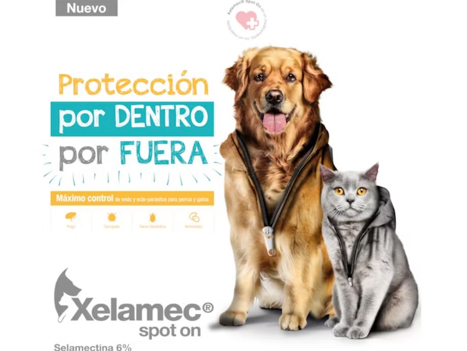 ANTIPULGAS PARA PERROS Y GATOS XELAMEC SPOT ON CJA 5 PIP X 2 ML