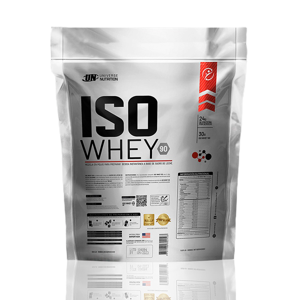 PROTEÍNA UNIVERSE NUTRITION ISO WHEY 90 5KG COOKIES Y CREAM + SHAKER