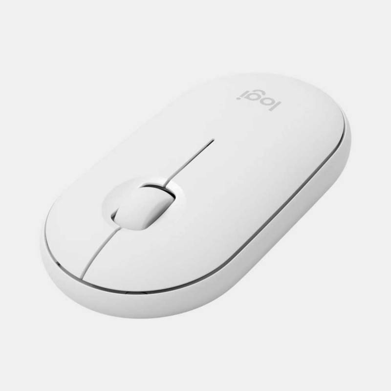 MOUSE LOGITECH PEBBLE M350 BLUETOOTH - WHITE