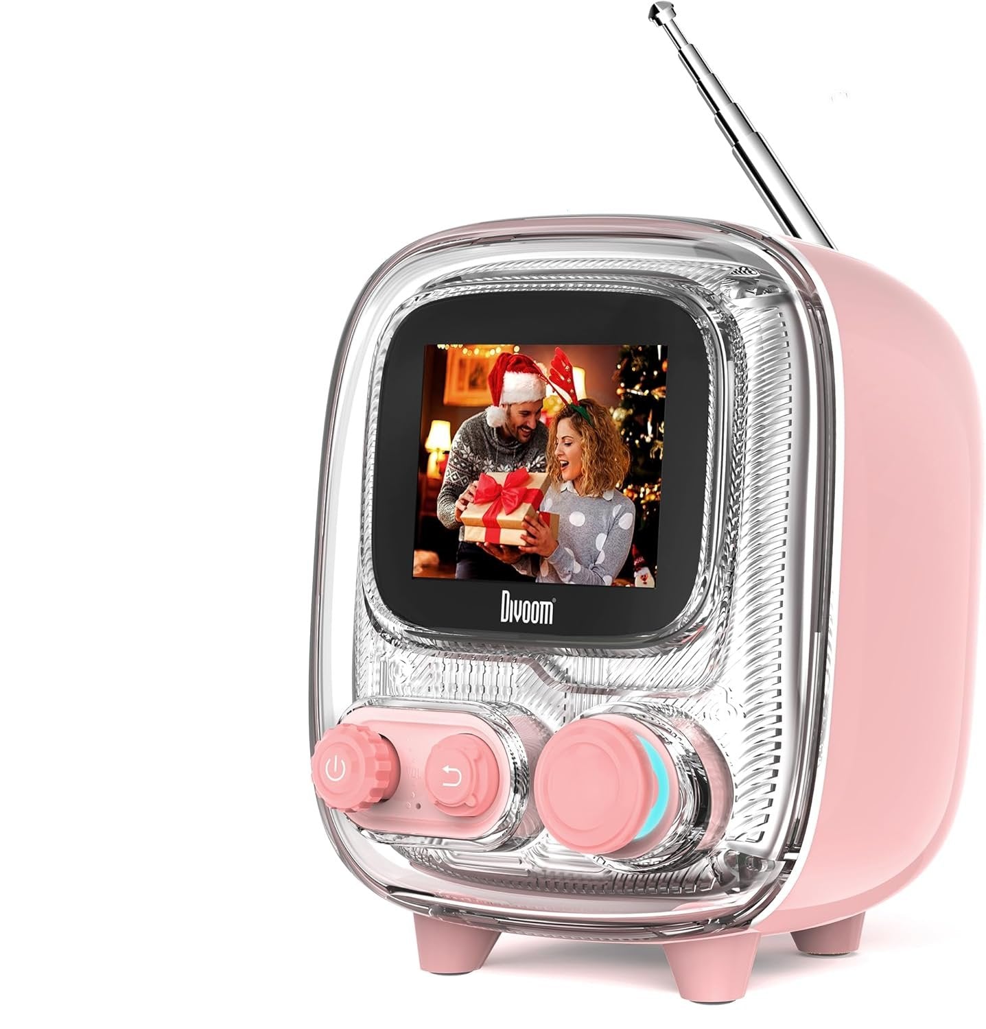Divoom Tiivoo-2 Photo Album & Lyrics Speaker (Pink)