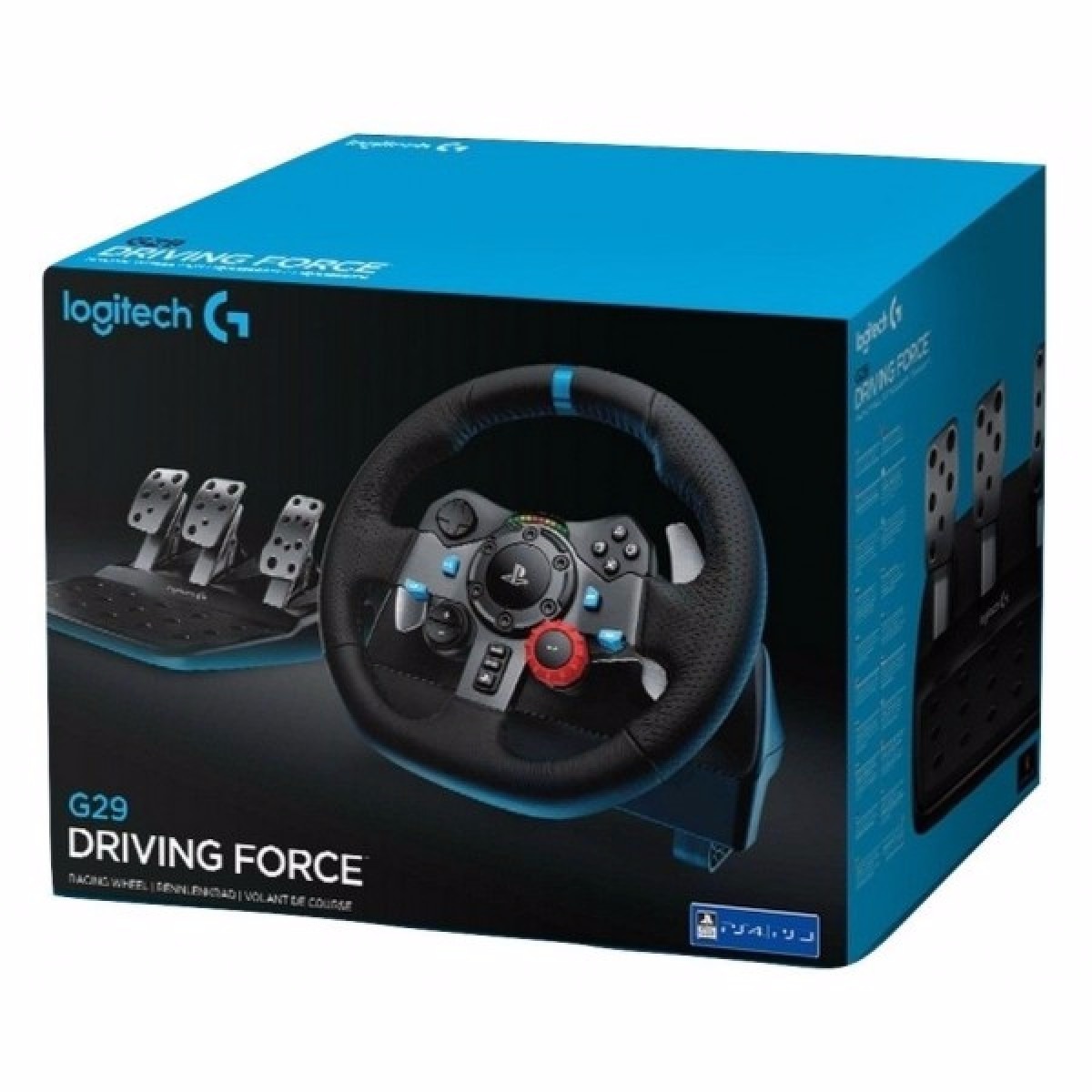 LOGITECH - TIMÓN CON PEDAL G29 DRIVING FORCE PS3 PS4-NEGRO