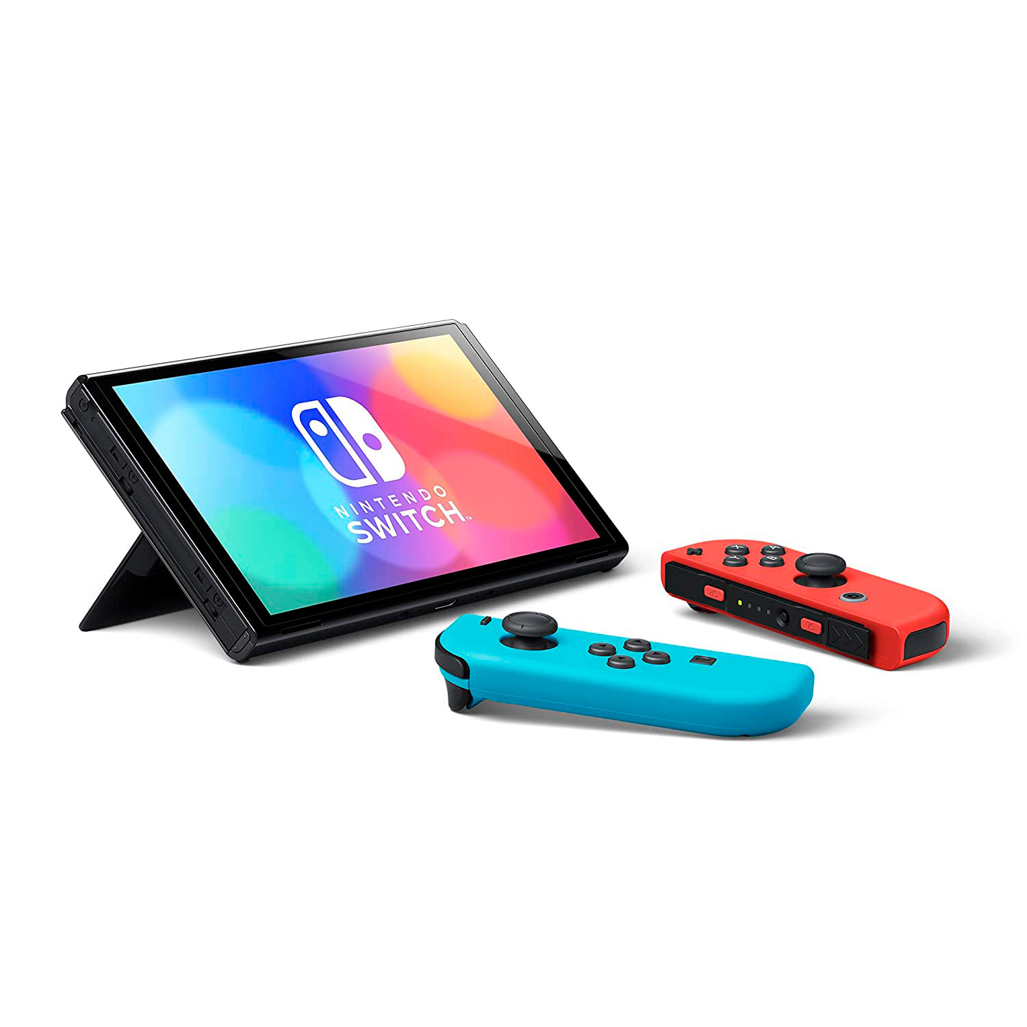 CONSOLA NINTENDO SWITCH MODELO OLED NEON + LUIGIS MANSION 3