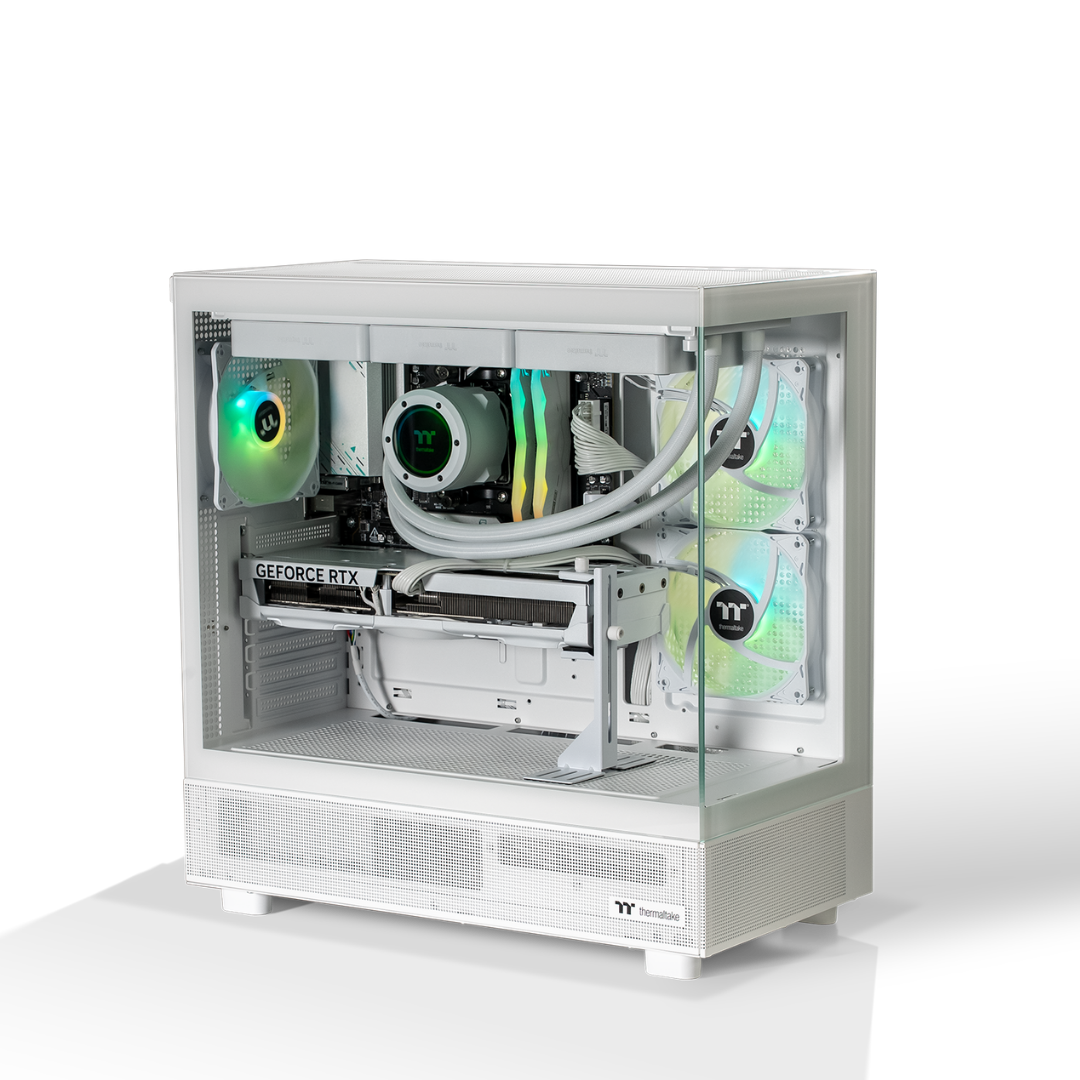 Thermaltake Horizon Xtreme V2 Snow Gaming Desktop PC (AMD 7800X3D / RTX 5080 / 32GB RAM)