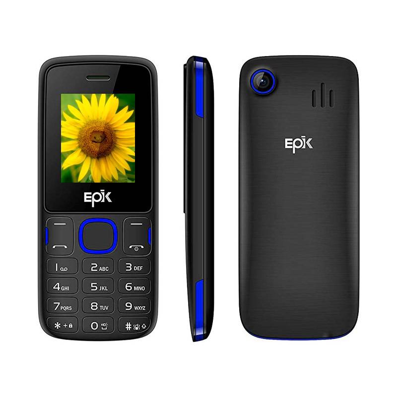 CELULAR BÁSICO EPIK TINY E1  1.8 PULGADAS 128X160 PX 2G DUAL SIM DESBLOQUEADO