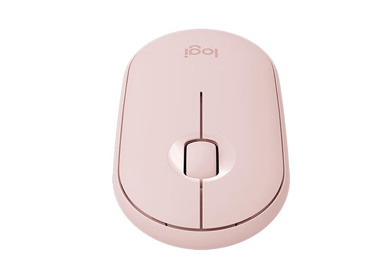 LOGITECH MOUSE PEBBLE M350 SILENT WIRELESS/BLUETOOTH ROSE