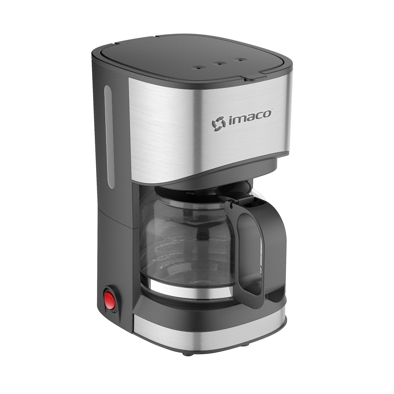 CAFETERA IMACO CM1240 CON SISTEMA ANTI-GOTEO -NEGRO/ACERO