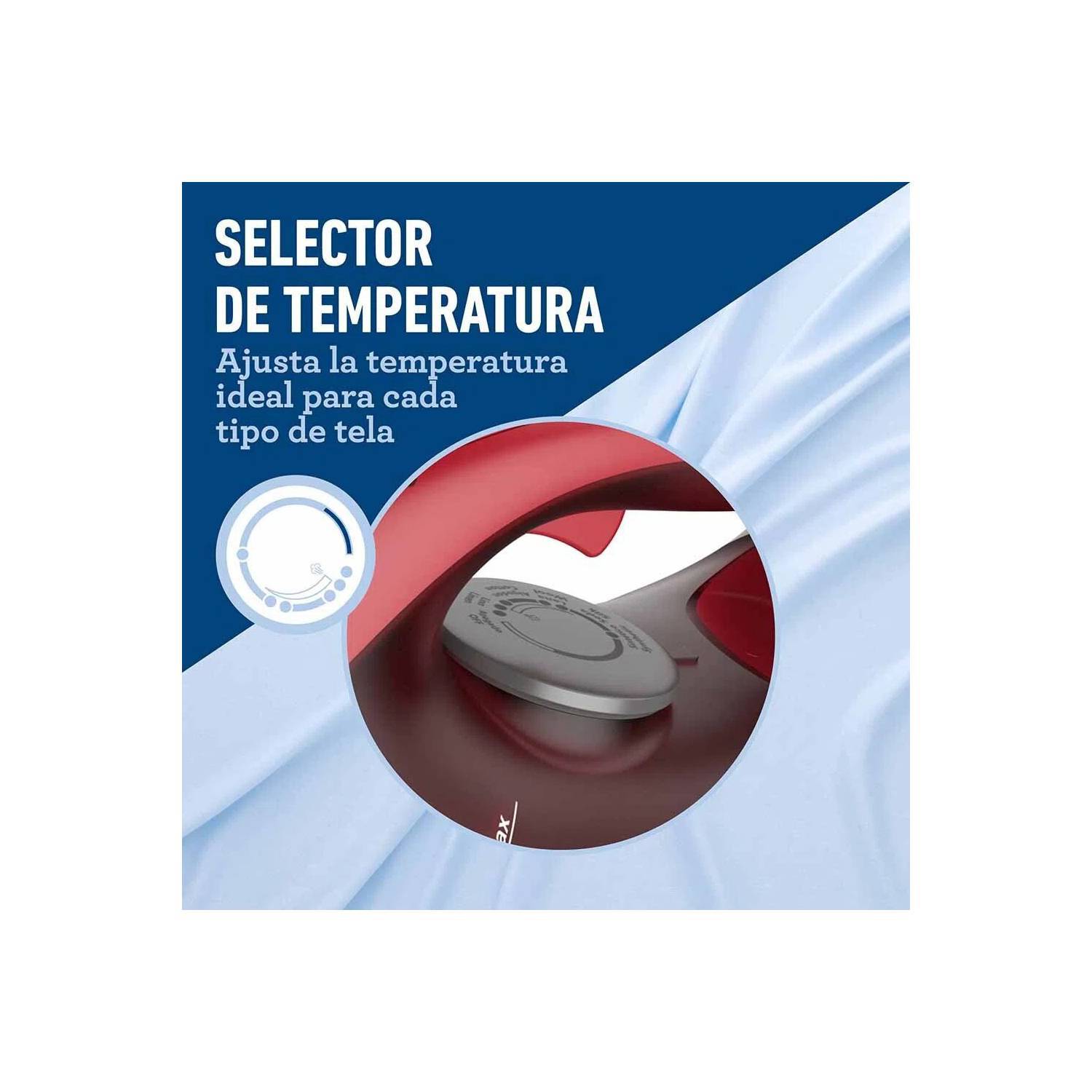 PLANCHA A VAPOR CON BASE DE CERÁMICA GCSTBS6051 ROJO