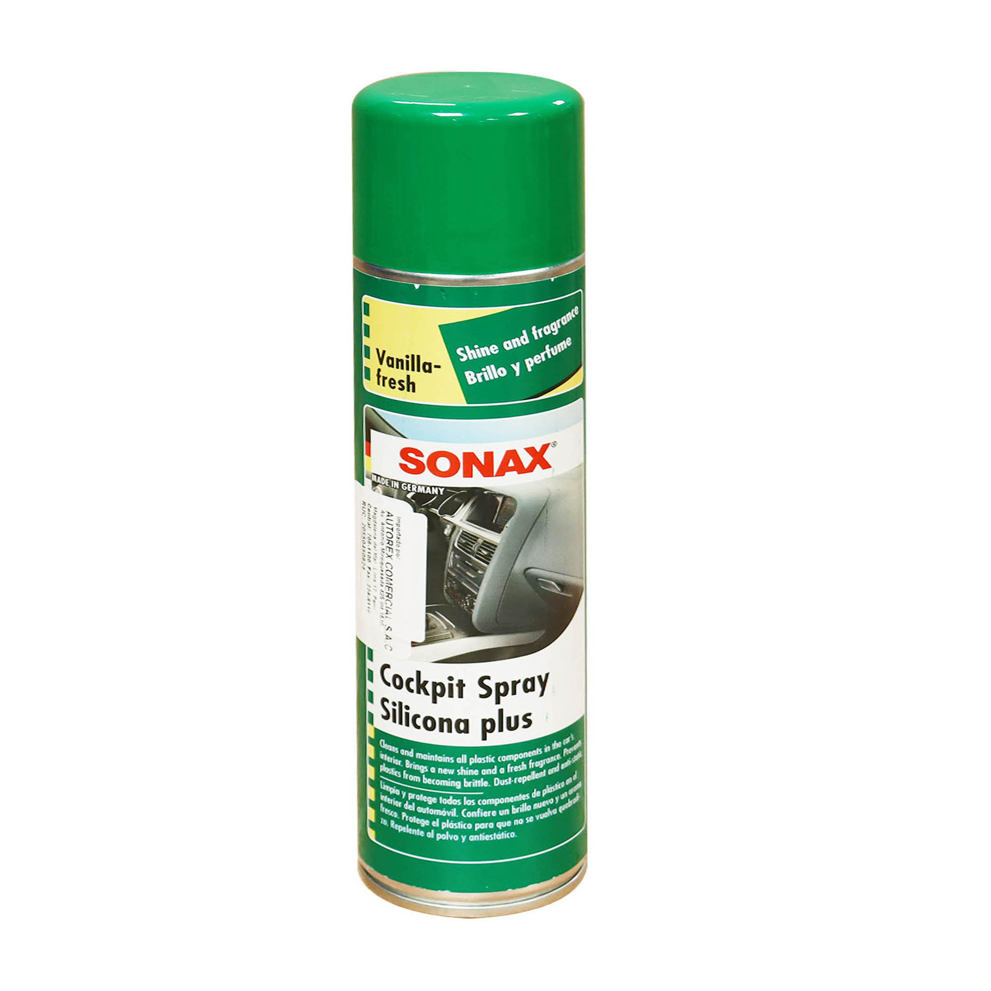 SONAX SILICONA VAINILLA 400 ML