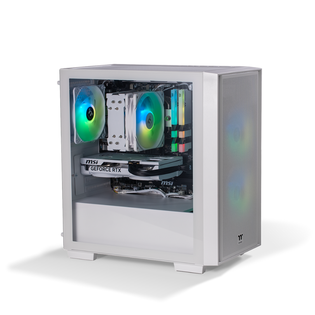 Thermaltake Genesis Ultimate V5 Snow Gaming Desktop (Ryzen 5 5600/RTX 5060)