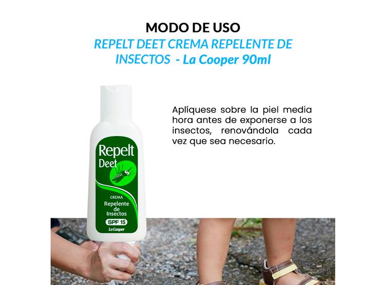 2 REPELT DEET CREMA 90G - LA COOPER