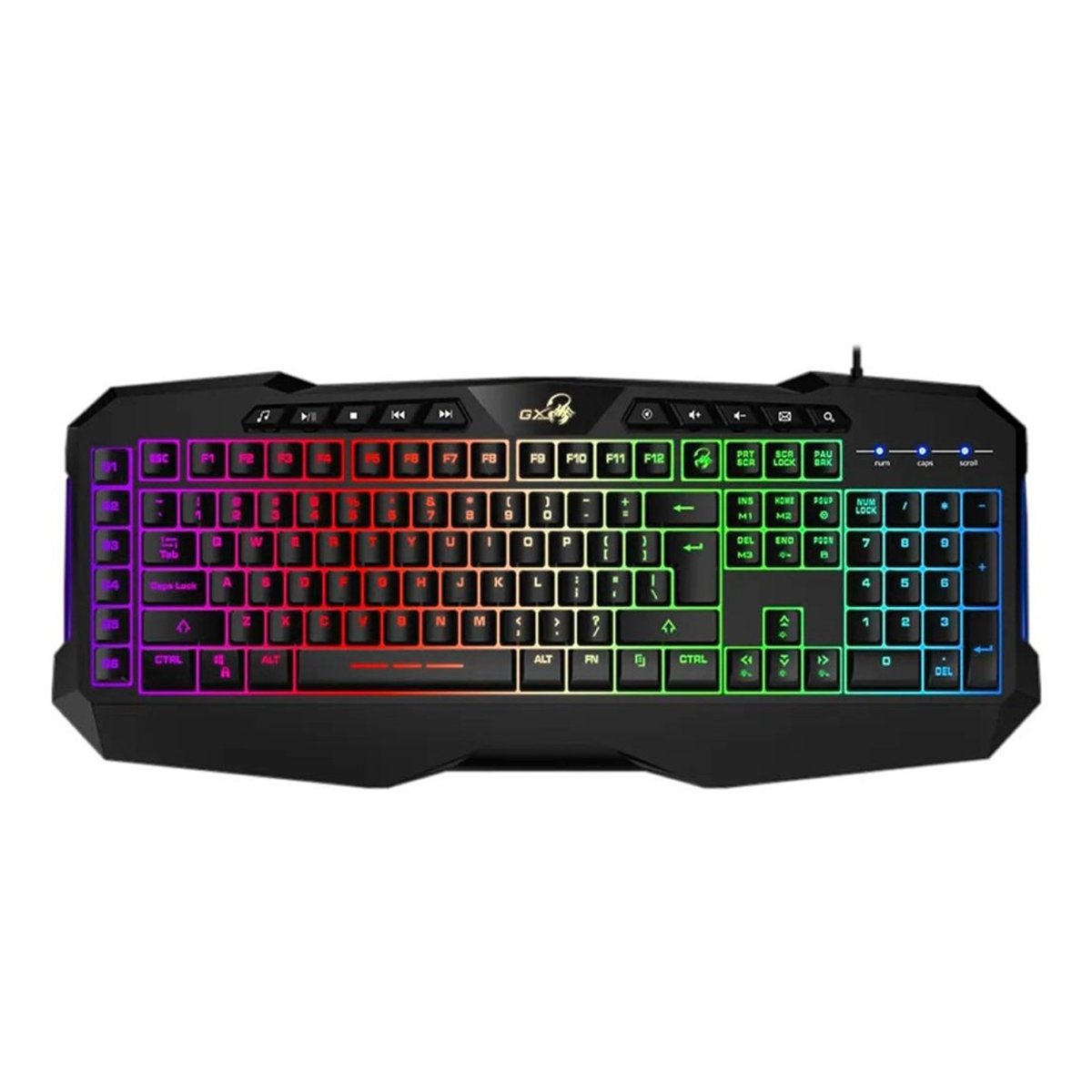 TECLADO GENIUS GX SCORPION K11 PRO GAMING RGB LED USB BLACK