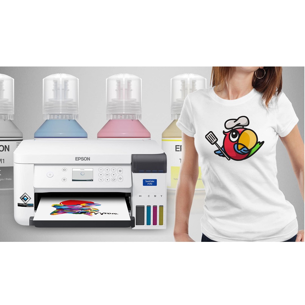 IMPRESORA DE SUBLIMACION EPSON SURECOLOR F170, INTERFAZ USB 2.0, INALAMBRICA (802.11B/G/N)