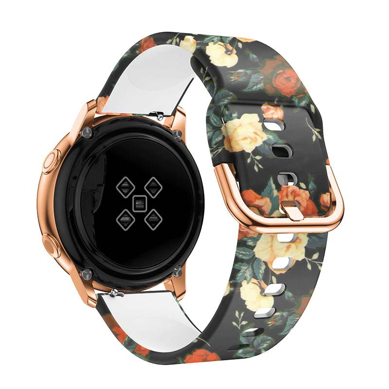 CORREA SILICONA DISEÑO PARA FITBIT VERSA 3 / SENSE - FLORES N