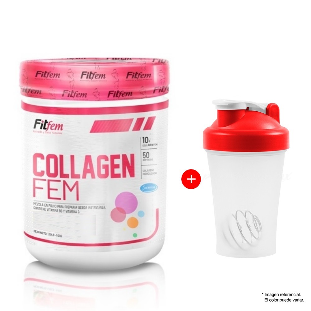 COLÁGENO COLLAGEN FEM 500 NARANJA GRAMOS FITFEM