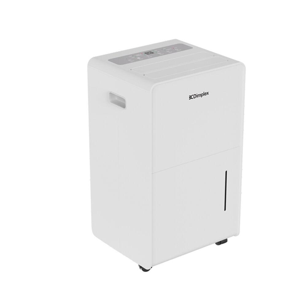 Dimplex 20L Portable Dehumidifier (4L Tank | 2 Speeds) White