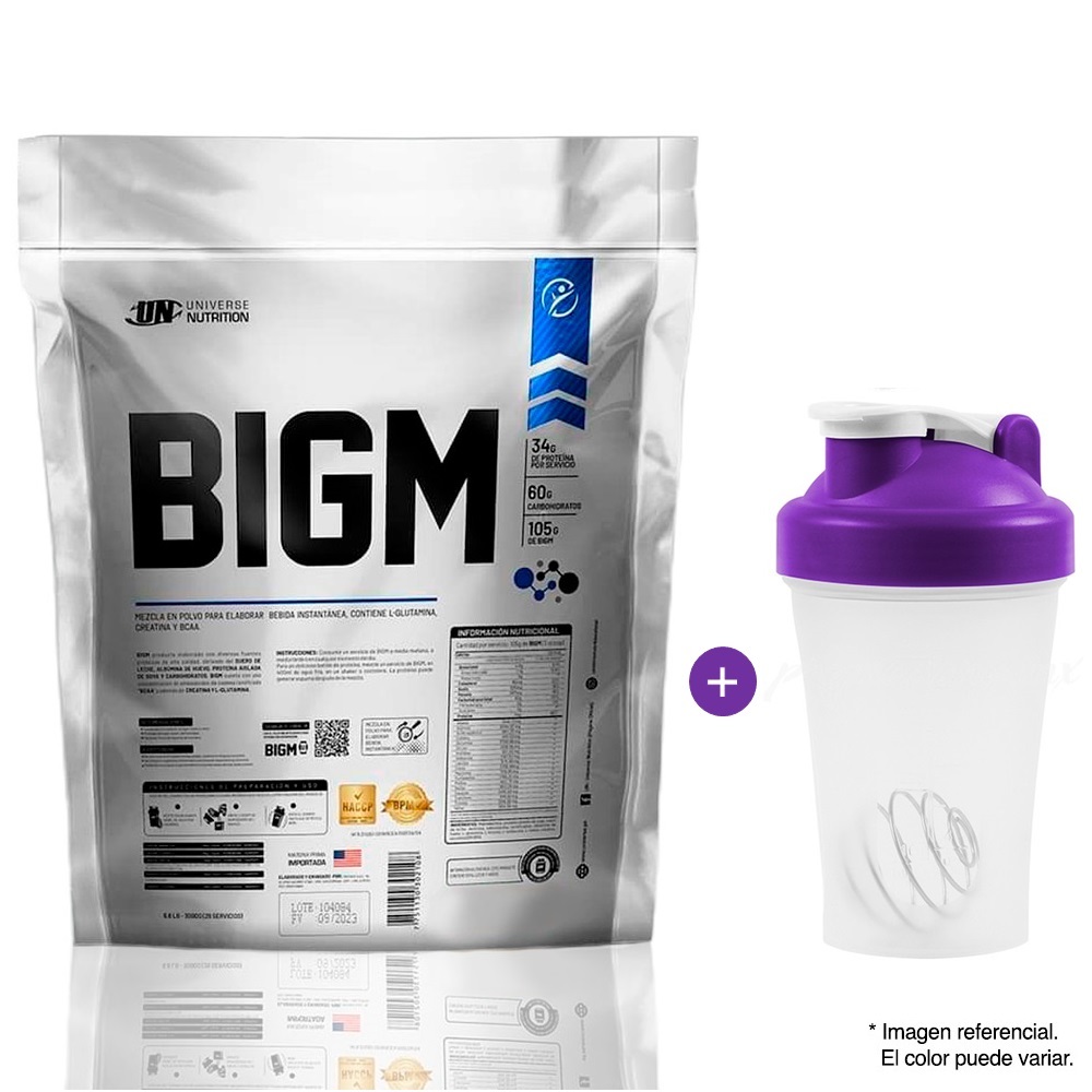 BIGM 3000 GR / 3 KG - UN COOKIES + SHAKER