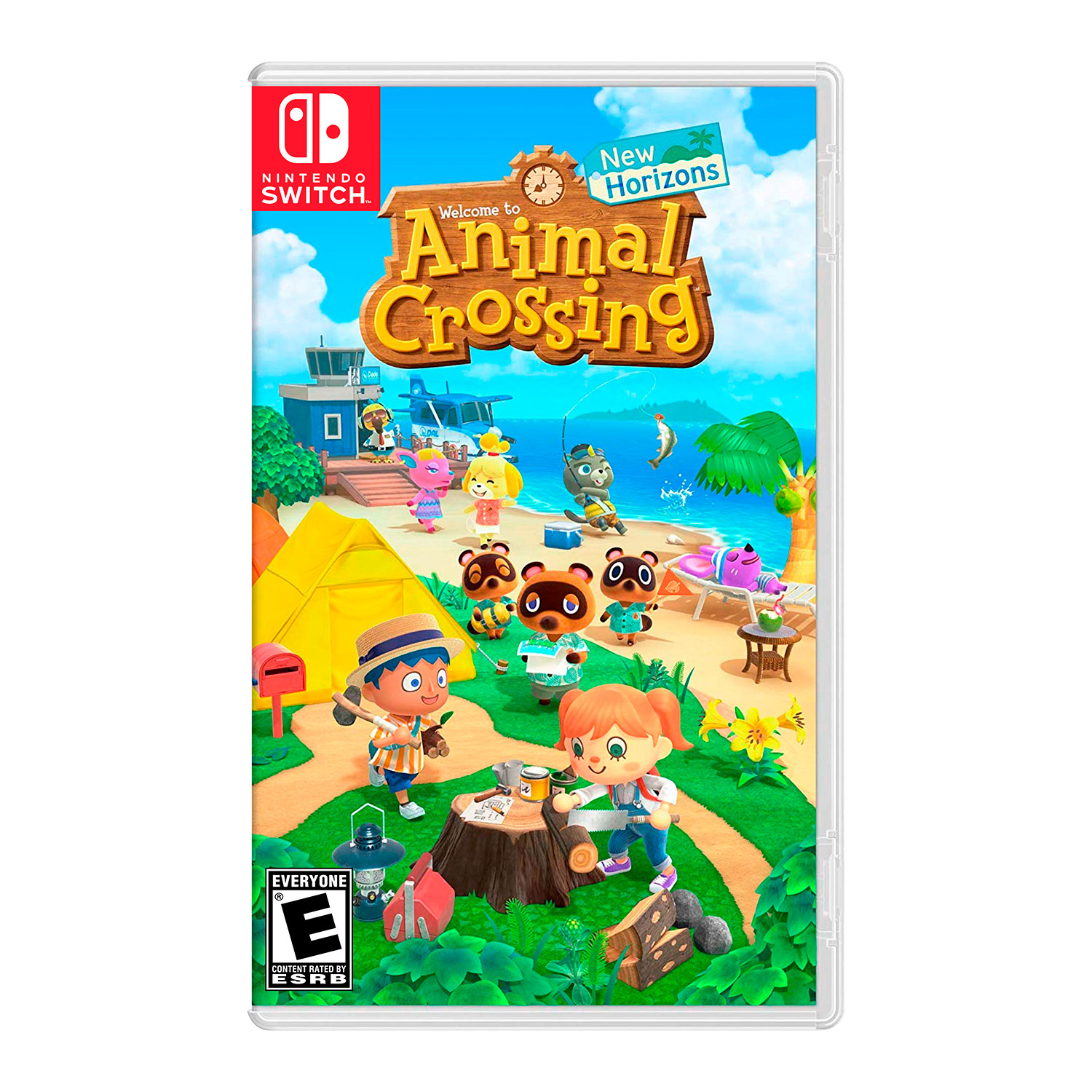 CONSOLA NINTENDO SWITCH LITE CORAL + ANIMAL CROSSING