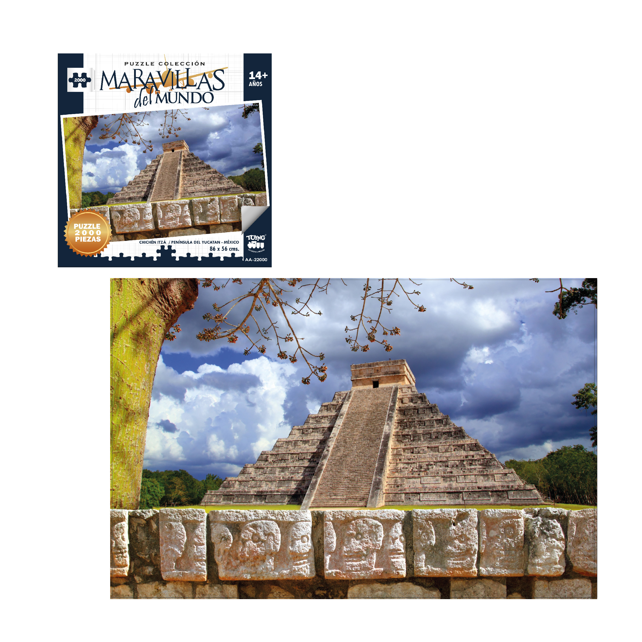 PUZZLE 2000 PIEZAS PIRAMIDE EGIPTO