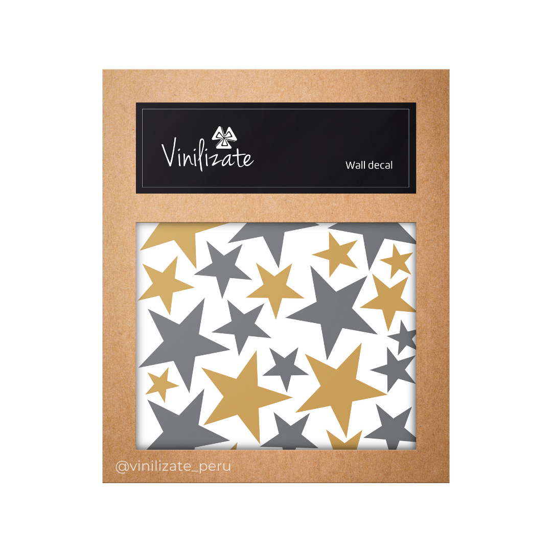 VINILOS DECORATIVOS VINILIZATE STARS MIX MULTICOLOR