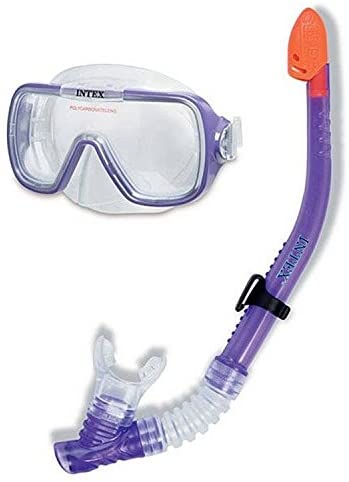 INTEX- SNORKEL - SET DE BUCEO MÁSCARA Y TUBO  8 AÑOS +