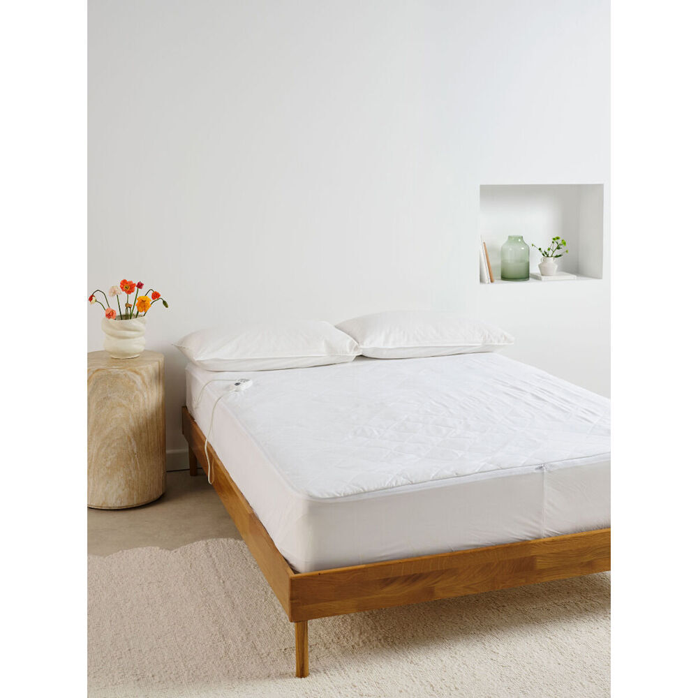 Linen House Double Quilted Electric Heating Blanket (Cream)