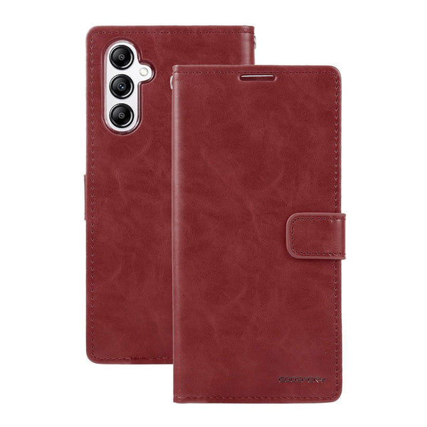 Goospery Bluemoon Diary for Galaxy A36 5G - Wine