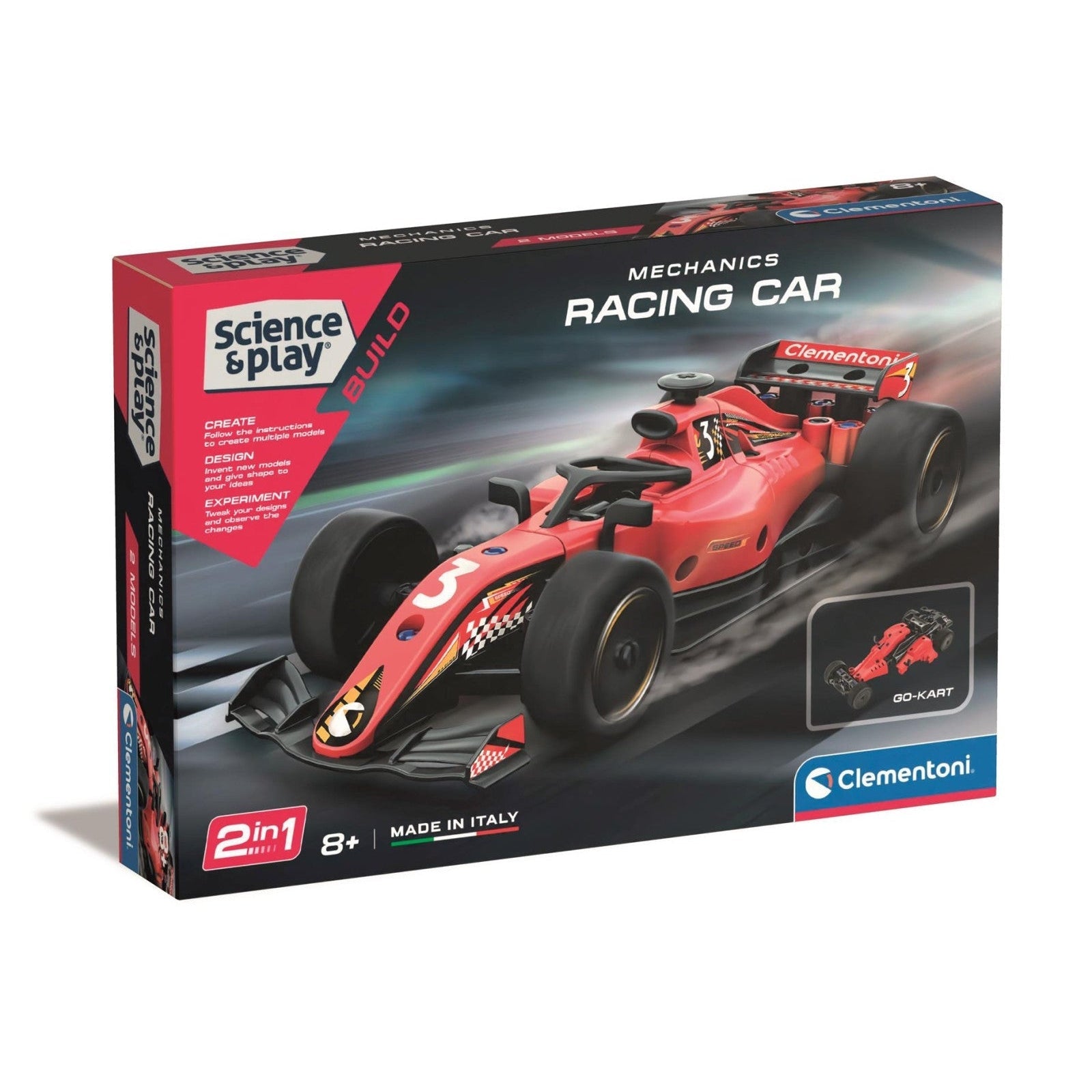 Clementoni Science & Play Mechanical Lab Small - Formula 1 Toy